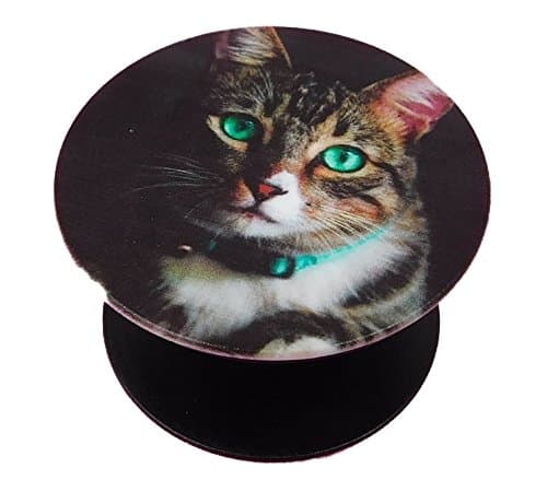 Cell phone case holder Cell phone pop out stand & grip Cat