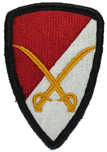 US Army 6th Cavalry Brigade Military Issue Embroidered Iron on Patch 3 inch HONFL080502