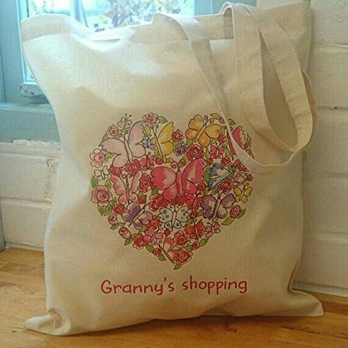Butterfly heart Tote bag can be customised.