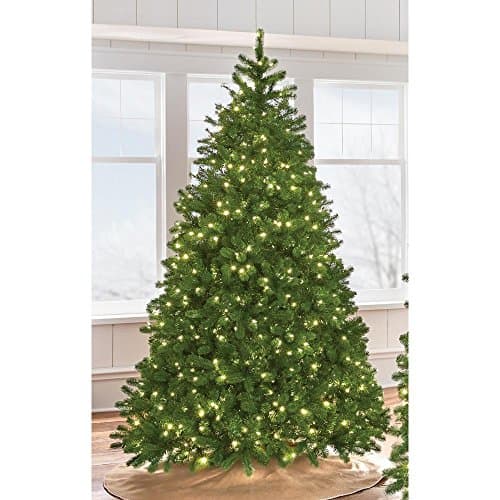 7.5 ft. Indoor Pre-Lit LED Downswept Douglas Fir Artificial Christmas Tree