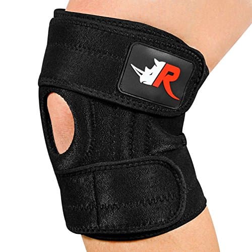 Large Knee Brace (w/ Bag) - Adjustable Support for Arthritis, Meniscus Tear, ACL, Running, Sports | Non-Slip Patella Protector Relieves Pain