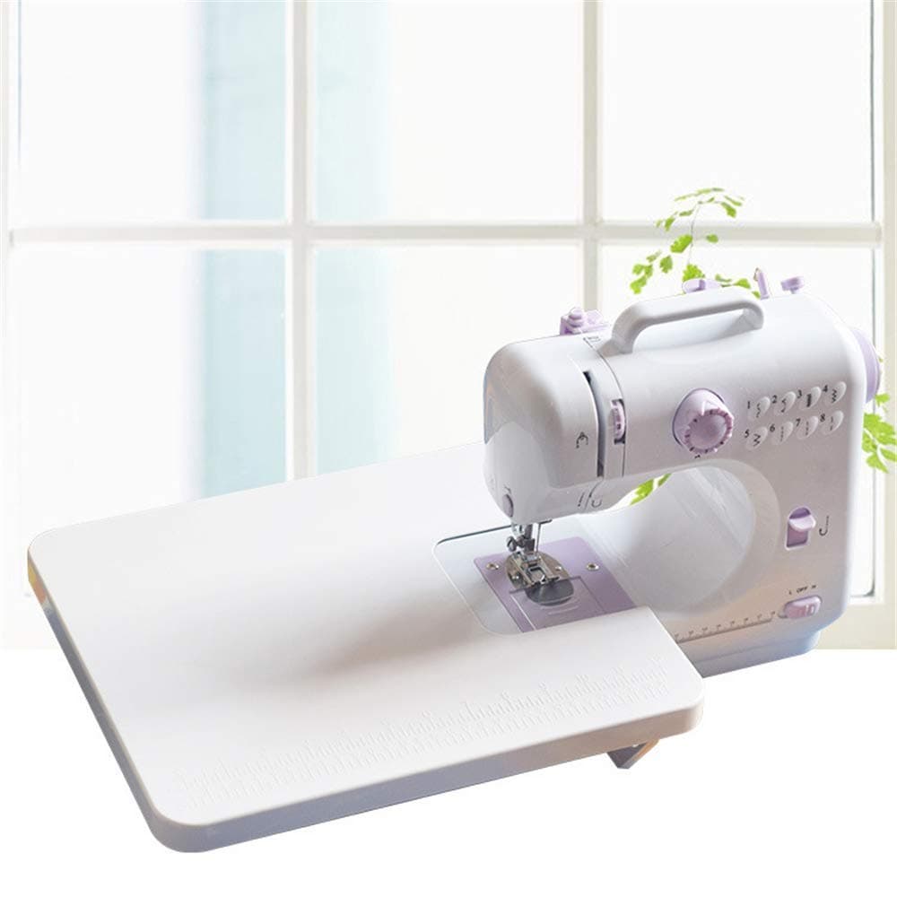 LQUIDE Home Sewing Machines for Adults Convenient Brief Sewing Machine Expansion Desk Home Easy Use Tailor Small Household Electric Mini Portable Accessories