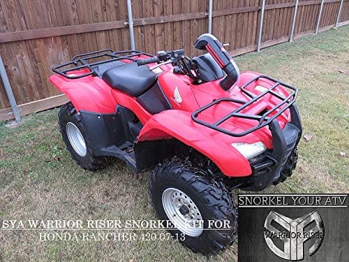 2007-13 Rancher 420 Warrior Riser Snorkel kit Without LED Light By SYA 0039