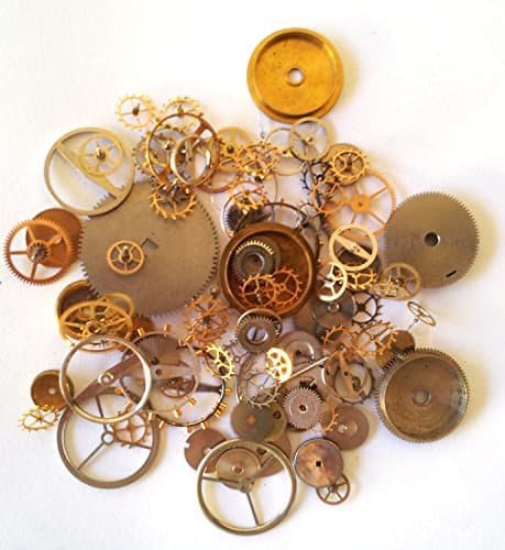 100 Gears, Cogs & Wheels only Steampunk Watch Parts, Steampunk Watch Pieces, Old Watch Parts, Vintage Watch Parts, Steampunk Supplies