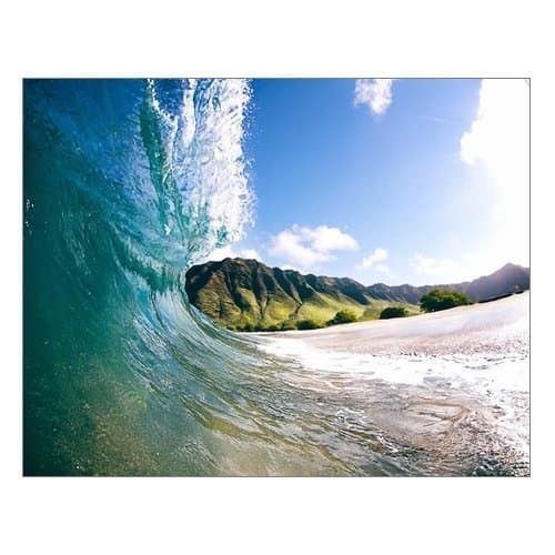 Gorgeous Creative Modern Stretched and Framed Hawaii Wave photo surfer Canvas Print on Canvas 14 x 11 inch (35cm*28cm) Home Decor Living Room Conference room Office Decorative Canvas Art Wall Decor