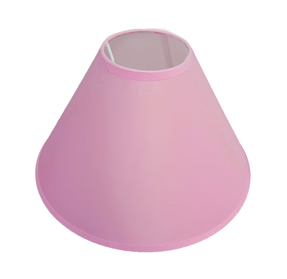 Lights and Linen 14" Coolie Ceiling Table Lamp Shade Main Colour: Pink