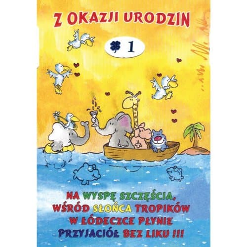 Kid's Birthday Card - Rotating Numbers