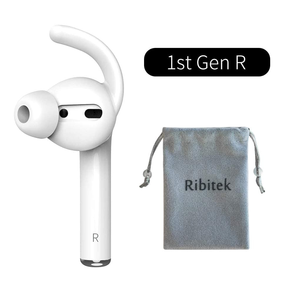 Single Earphone Replacement with Detachable Ear Hooks for AirPods 1st Generation R Right Side