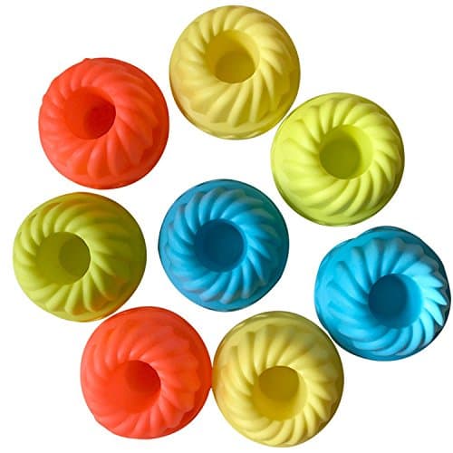 10-pack Bundt Pan, Silicone Muffin Pan Freezer Safe &pastry Tools Pan Shaped Cake Bread Pastry Mold Tray Baking Mould