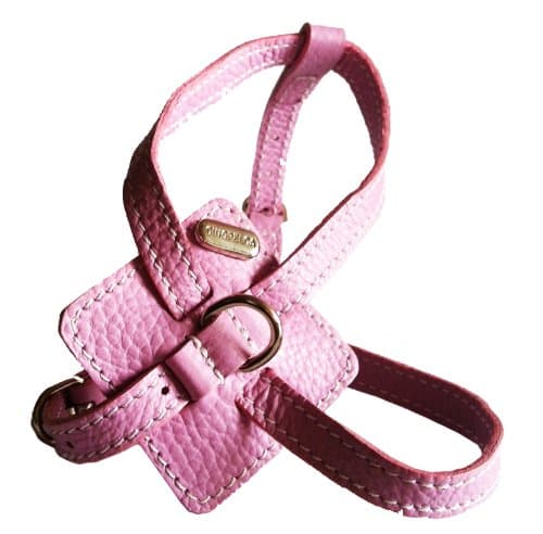 Petego La Cinopelca Adjustable Calfskin Harness, Pink, Small