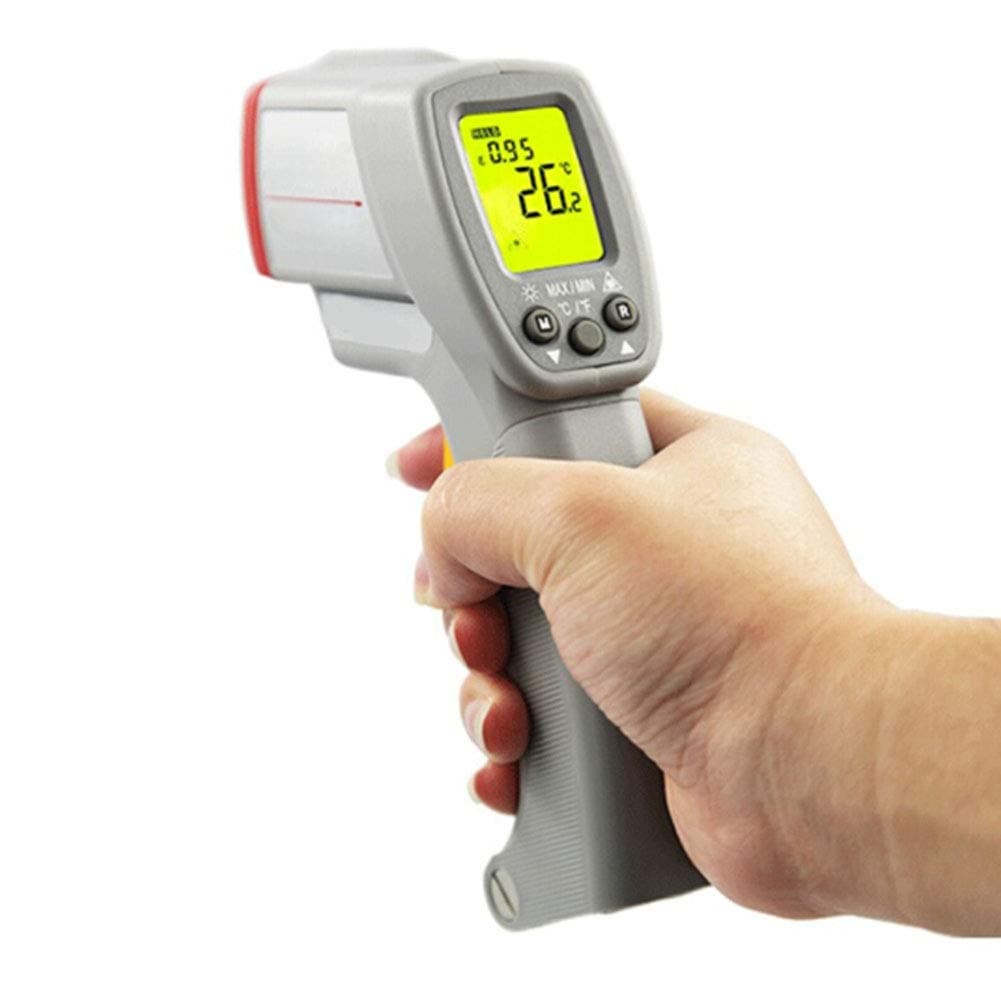 Infrared Thermometer Gun,Handheld Industrial High Precision Electronic Temperature Measuring Gun -35°C~500°(-31°F ~932°F) LED Backlit Screen