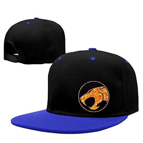 Custom Unisex Thunder Cats Flat Bill Baseball Caps RoyalBlue