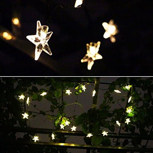 20 LED Solar Powered Outdoor String Lights Waterproof for Garden Patio Party Wed