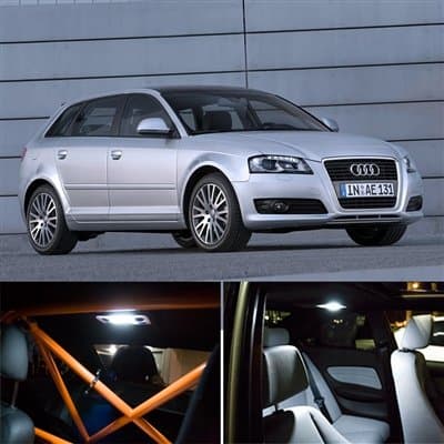 Audi A3 S3 Interior LED Lights Kit SMD White 2006-2011