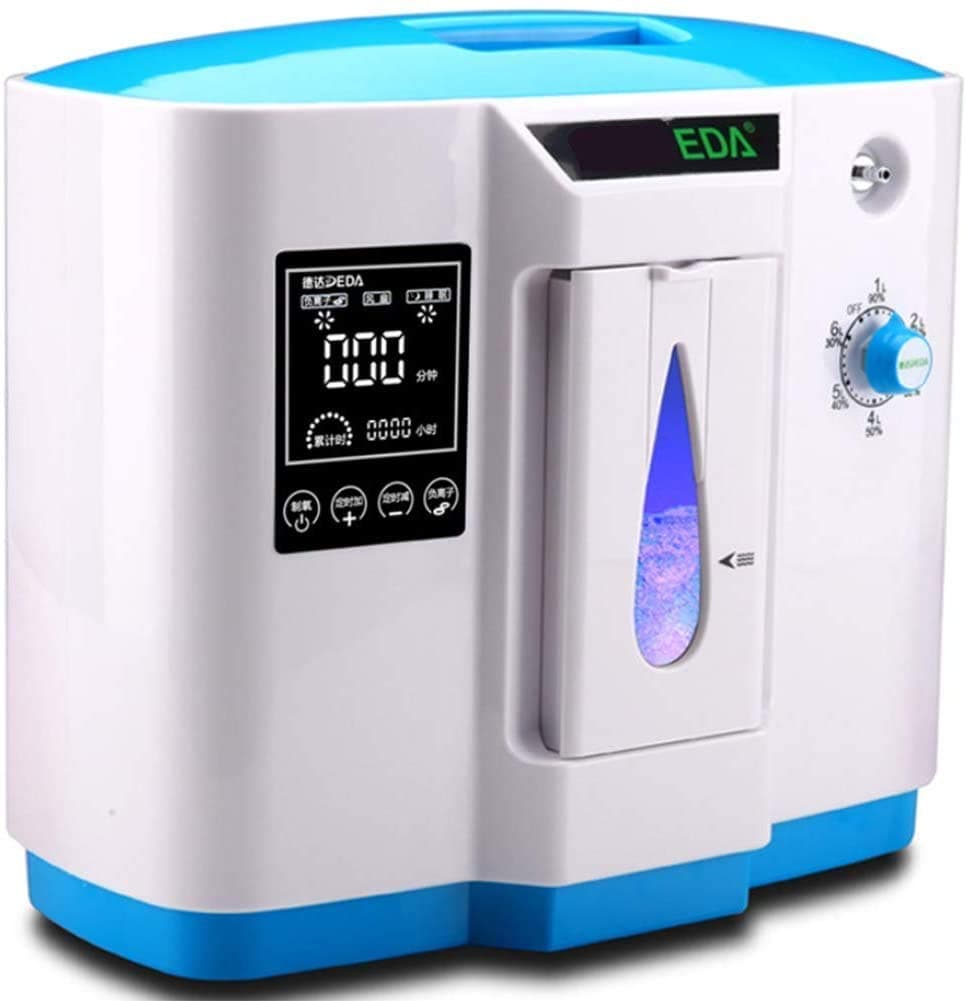 Portable Oxygen Concentrator Generator Oxygen Airflow 1L-5L/M Oxygen Generator Air Purifier for Home And Travel (110V/220V)