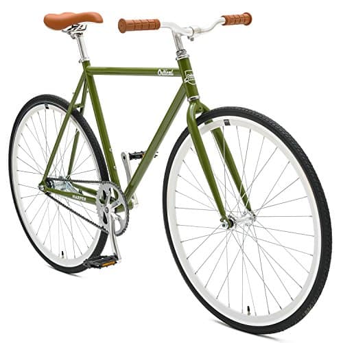 Retrospec Critical Cycles Harper Coaster Fixie Style Single-Speed Commuter Bike with Foot Brake