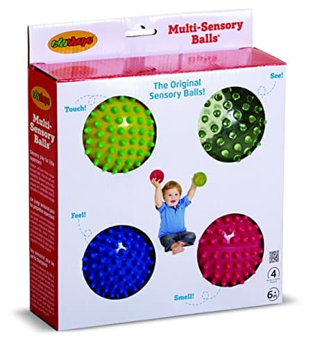 Edushape 4 Count Sensory Balls Gift Set Multi