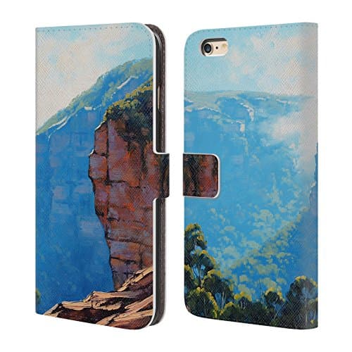 Official Graham Gercken Echo Point Land Leather Book Wallet Case Cover For Apple iPhone 6 Plus / 6s Plus