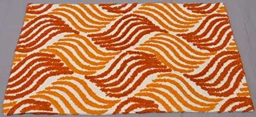 West Elm Cayenne Crewel Waves Pillow Cover 12" x 21"