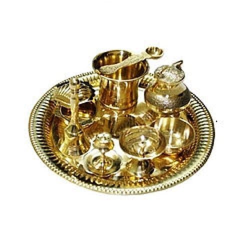 Exclusive Puja Thali Neelkanth Rudraksha