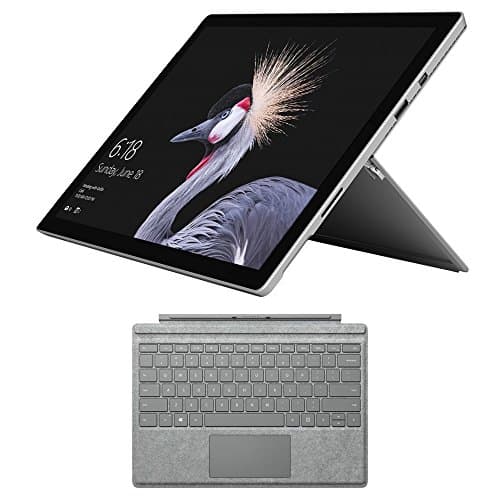 Microsoft Surface Pro (Intel Core i5, 8GB RAM, 256GB) - FJX-00001 w/ Microsoft Surface SPro M1755 SignaType Cover - Platinium