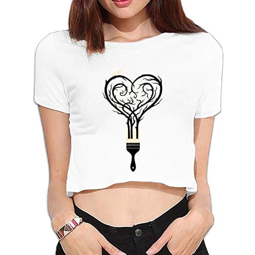 Paint Your Love Song Bare Midriff For Woman's