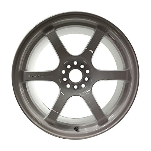 Grams Lights 57DR 18X9.5 +38 5-100 WHITE Wheel Rim