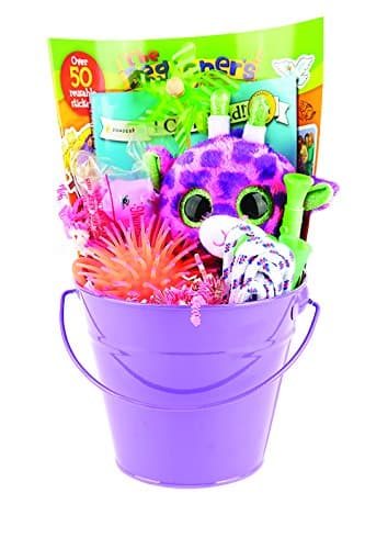 Mardel Easter Gift Basket - 9 Piece Set - Purple Pail - 4 years and older