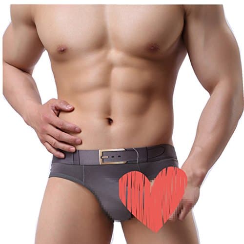 AUKU Mens Thong Breathe Underwear,Separation Triangular JJ Sets Underwear