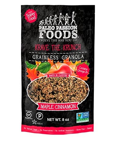 Krave The Krunch Grainless Granola - Maple Cinnamon (3-pack)