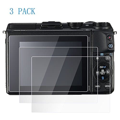 MORIO 0.3mm Optical 9H Tempered Optical Glass Screen Protector Skin Film for Camera Canon EOS M3 M10 G1XII anti-scratches anti Dust anti Fingerprint