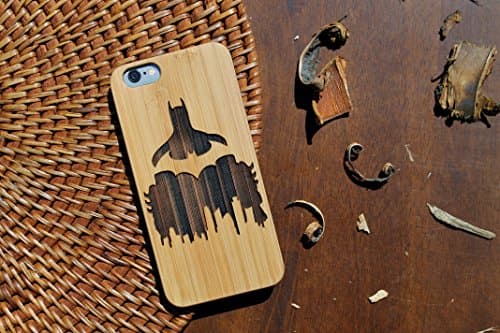 Batman Logo HANDMADE Iphone 6/ 6s wooden case – Made from eco-friendly wood – Modern DC Comics art design – Original gift for men and women