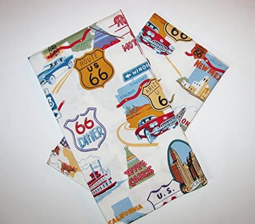 Route 66 Decorative Tea Towels (Set of 2)