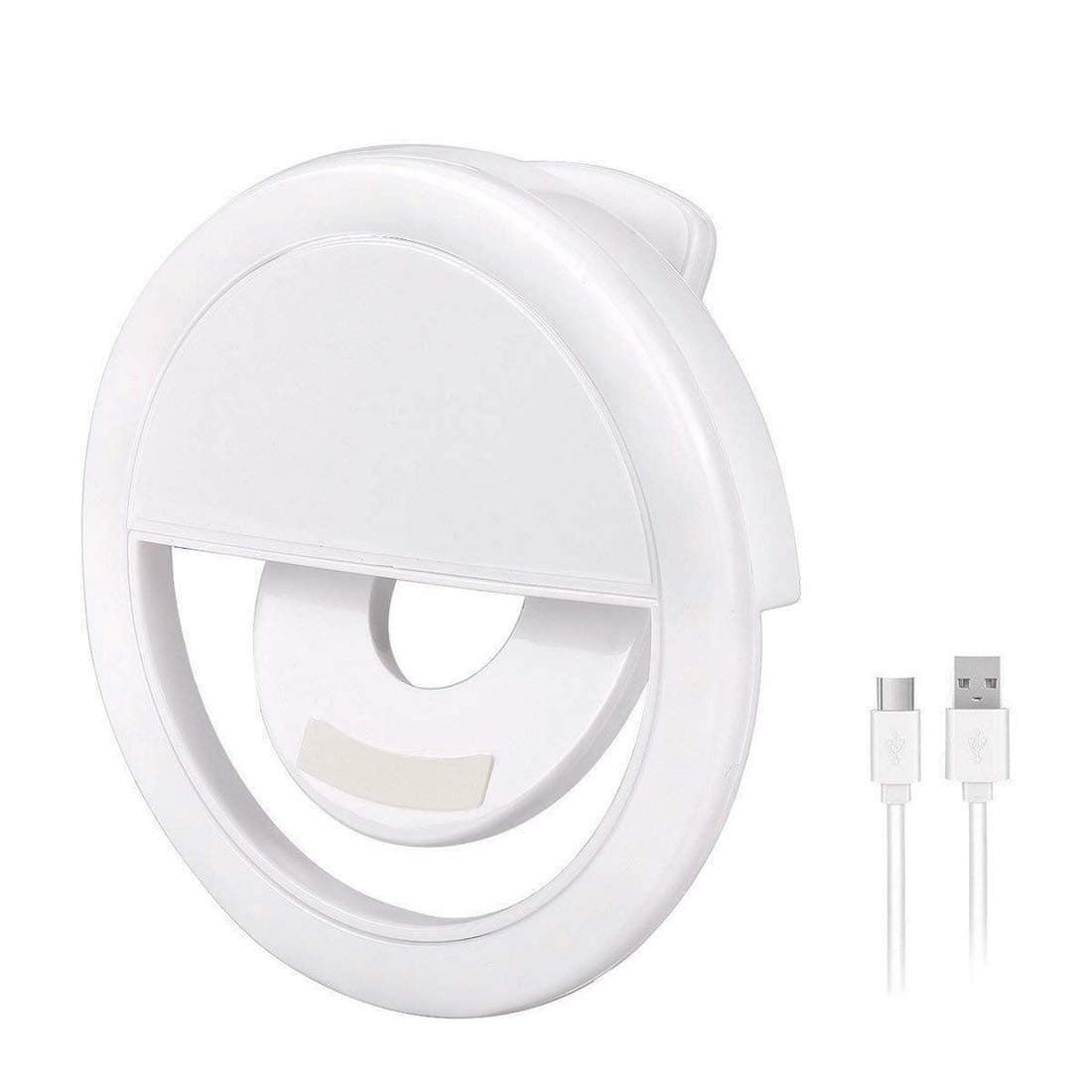 Black Mirror Soft White Colour TIK Tok Selfie Ring Light with 3 Level and 36 LED for Tablet, iPhone, iPad, Smart Phones, Laptop, Camera Photography, Video Photo Shoot Flash.