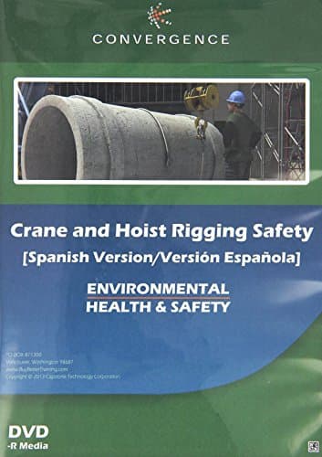 Convergence C-342-ES-US Crane and Hoist Rigging Safety Training Program DVD, 32 minutes Time, Spanish