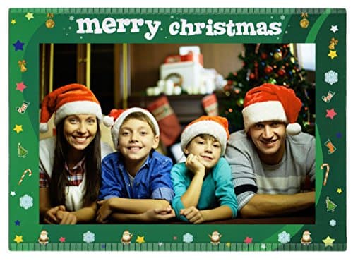 5-PACK Christmas Full Magnet Pocket Frames For Refrigerator 4x6,3.5x5 inches photo holder By Lubber