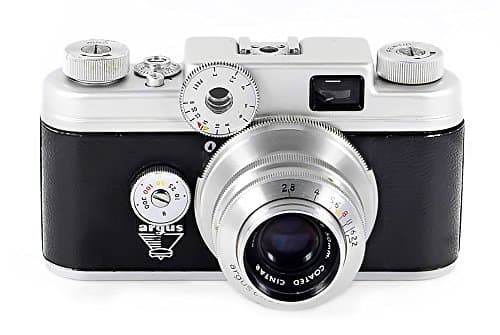 Argus C-4 35mm Rangefinder Camera with 50mm f/2.8 Coated Cintar Lens - Vintage 1950s