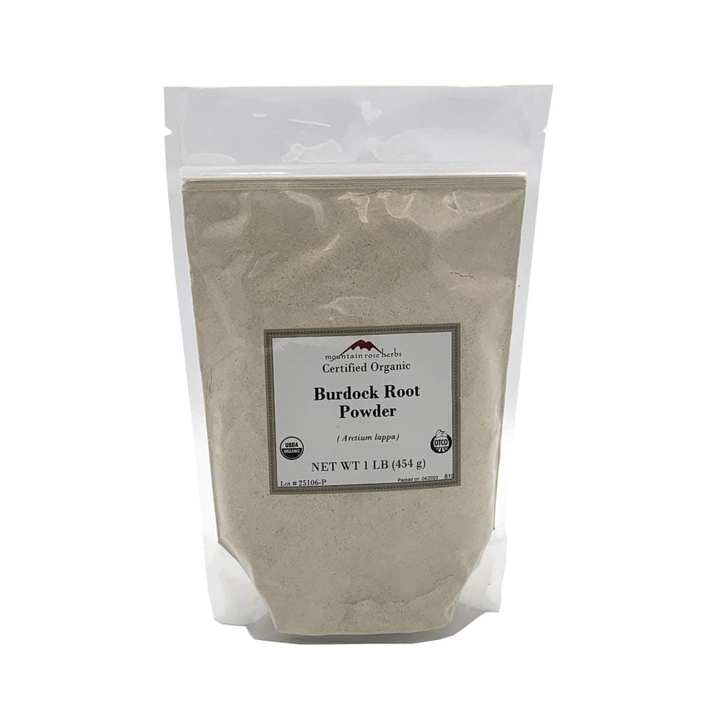 Mountain Rose Herbs Organic Burdock Root Powder 1lb Bulk