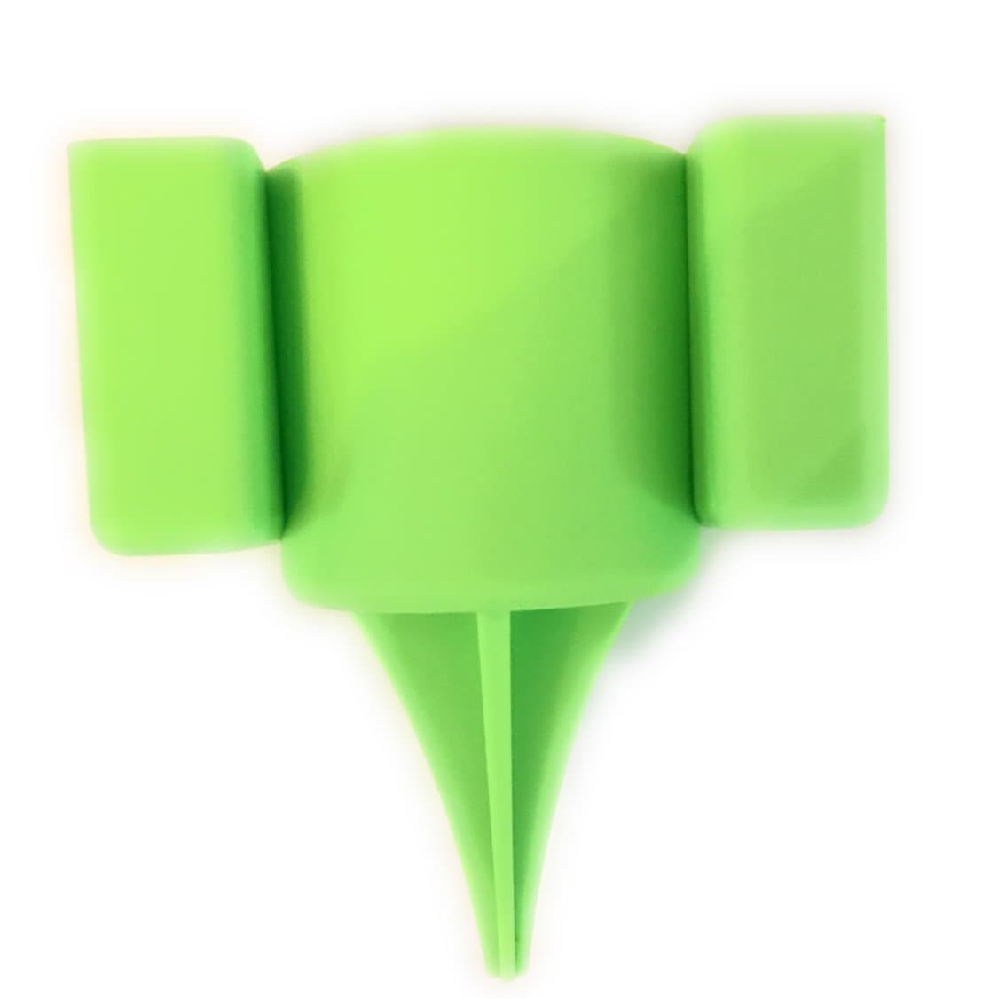 Ultimate Outdoor Beverage Caddy - Beach, Grass, Sand Cup Holder for Phone and Sunglasses (Green)