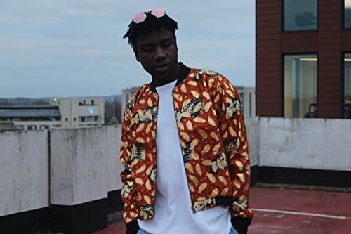 African Print Jacket in Wax Bomber Jacket African Jacket Ankara Wax Print Jacket Festival Clothing Mens Festival Jacket African Coat
