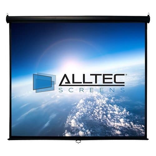 Alltec Screens 150" Diag. (74x131) Manual Projector Screen, HDTV Format