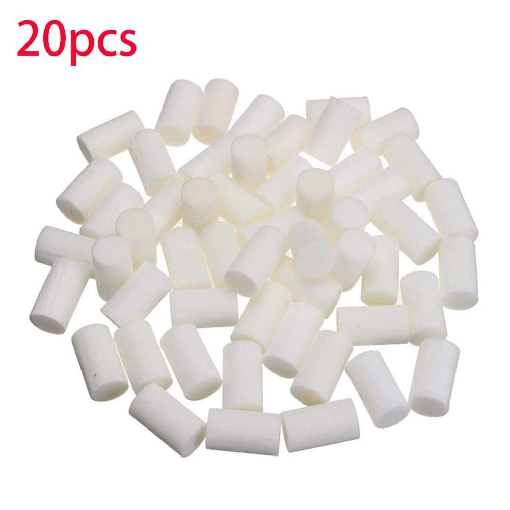 Fiber Cotton Filter 20/50 High Pressure Pump Filter Replacement 35 X 20mm for Mayitr Air Compressor System White