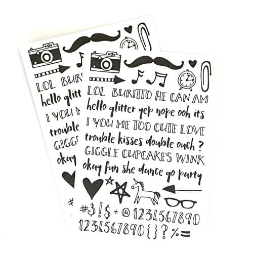 Express Yourself Temporary Tattoo Set - Non-toxic, Hypoallergenic, Safe for All Ages By Poppy Drops