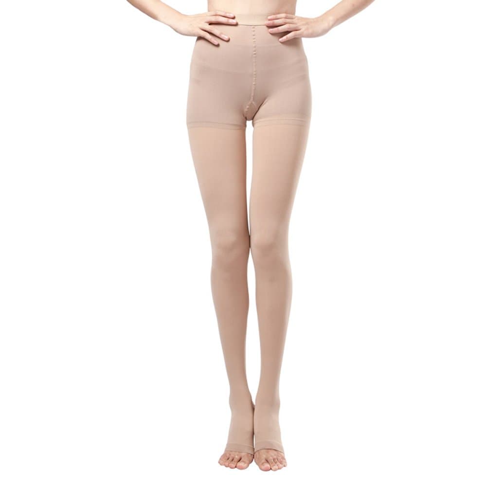 DJHBuy Compression Support Pants (23-32mmHg) Class 2 Compression Leggings Graduated Firm Medical Stockings Opaque Therapeutic Firm Medical for Varicose Veins, Women & Men, Pregnancy, Bad Circulation, Edema