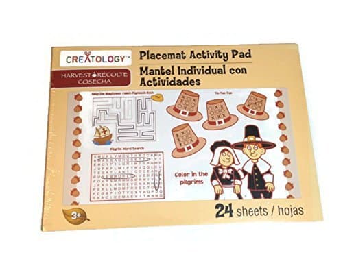 Creatology Harvest Placemat Activity Pad-24 sheets Thanksgiving