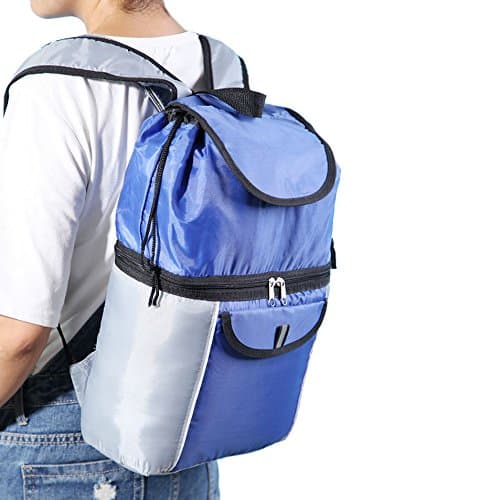 Food Container Picnic Backpack Thermal Lunch Bag Cooler Multifunctional Insulated Travel Camping