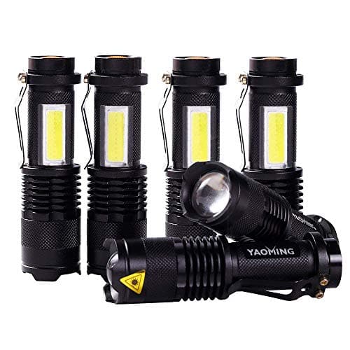 Whaply Mini Small LED Taclight Lantern Flashlight ,Por Camping Lantern for Home Emergency Use, Hurricane, Outage or Gift-Giving (6 Pack)