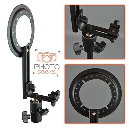 Flash Hot Shoe Bracket & Easy Folding Softbox L Mount
