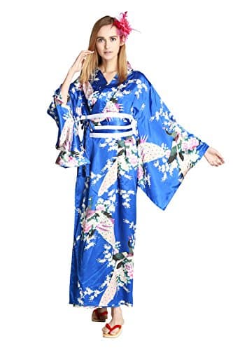 Tokyo Wish Empress Royal Blue Kimono M