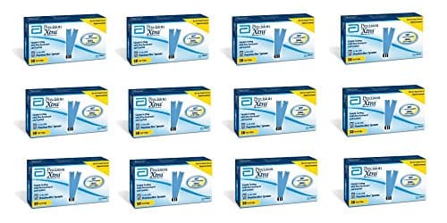 600 Precision Xtra Blood Glucose Test Strips (50/box, 12 boxes/case)